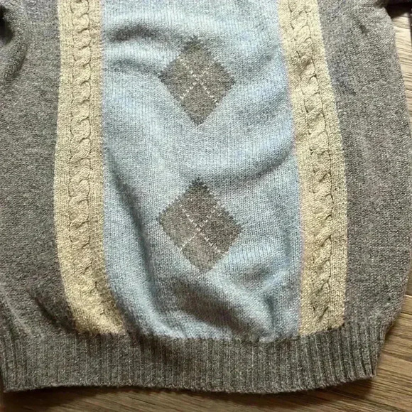 🔥EL corte ingles🔥 | Blue and grey wool sweater - Picture 3 of 11